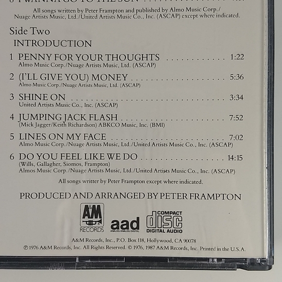 Frampton Comes Alive Double CD Set - Picture 16 of 17